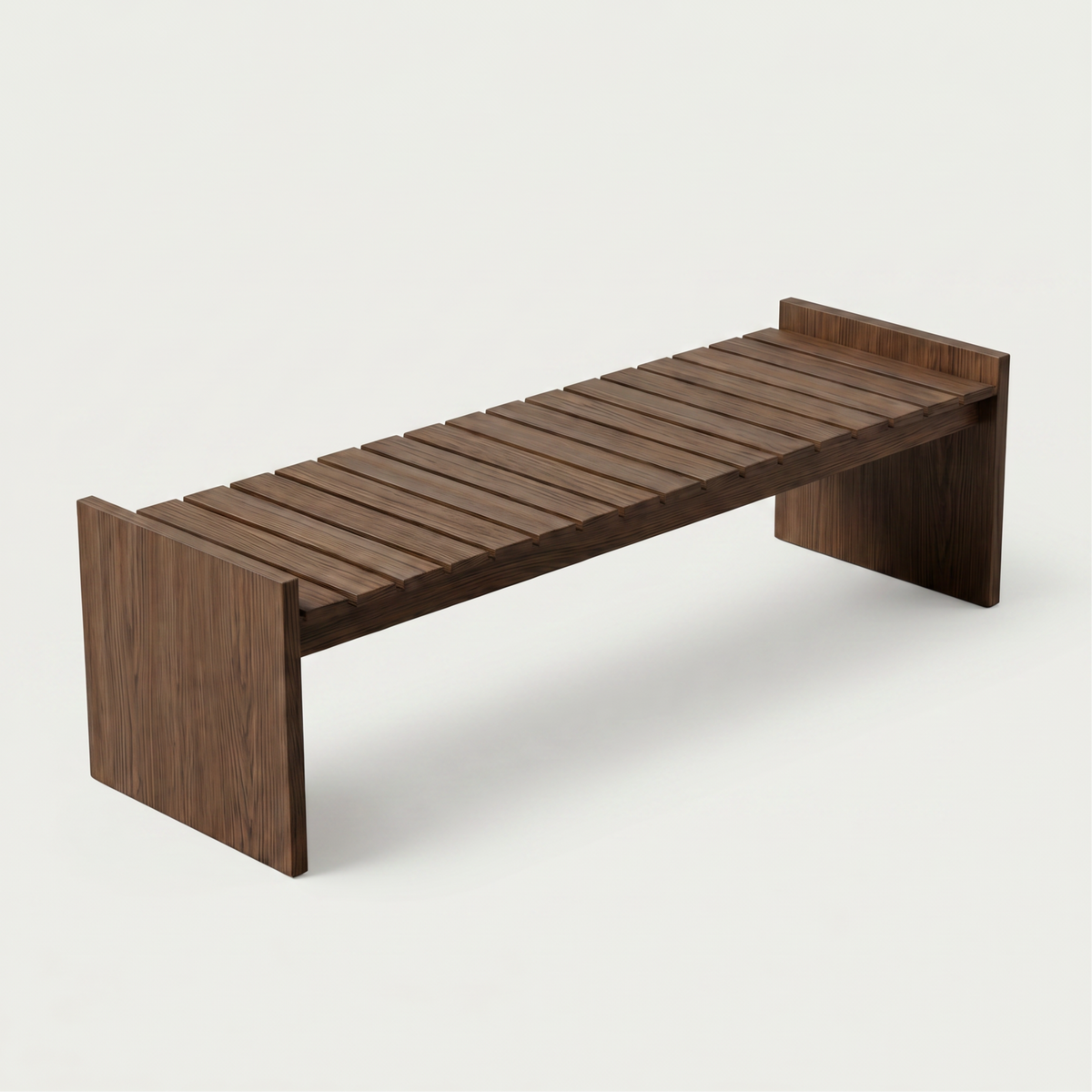 Bench Niseko — handcrafted solid oak bench by FUKUI (photo 6)