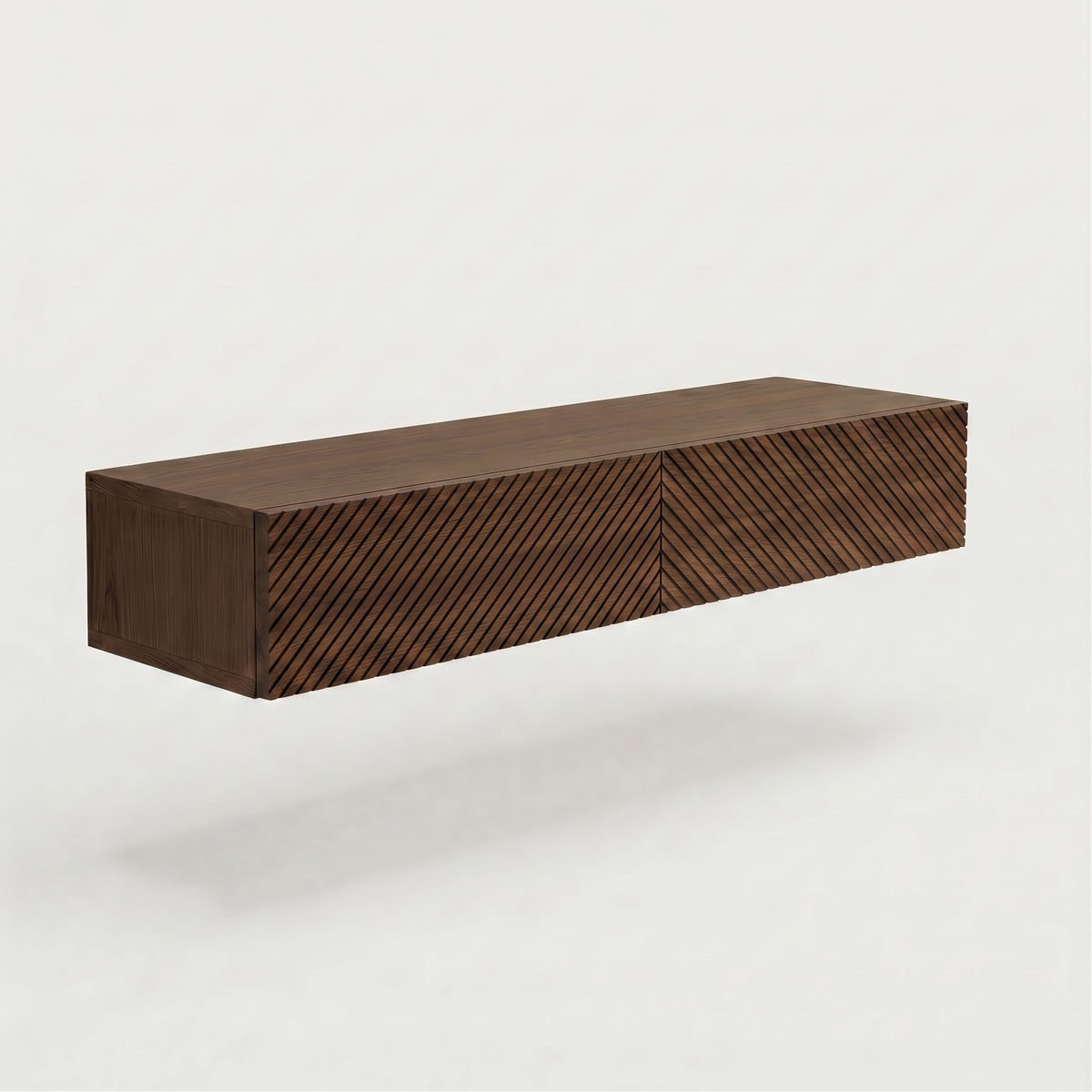 Console table Aomori — wall-mounted solid oak console table, handcrafted by FUKUI (photo 6)