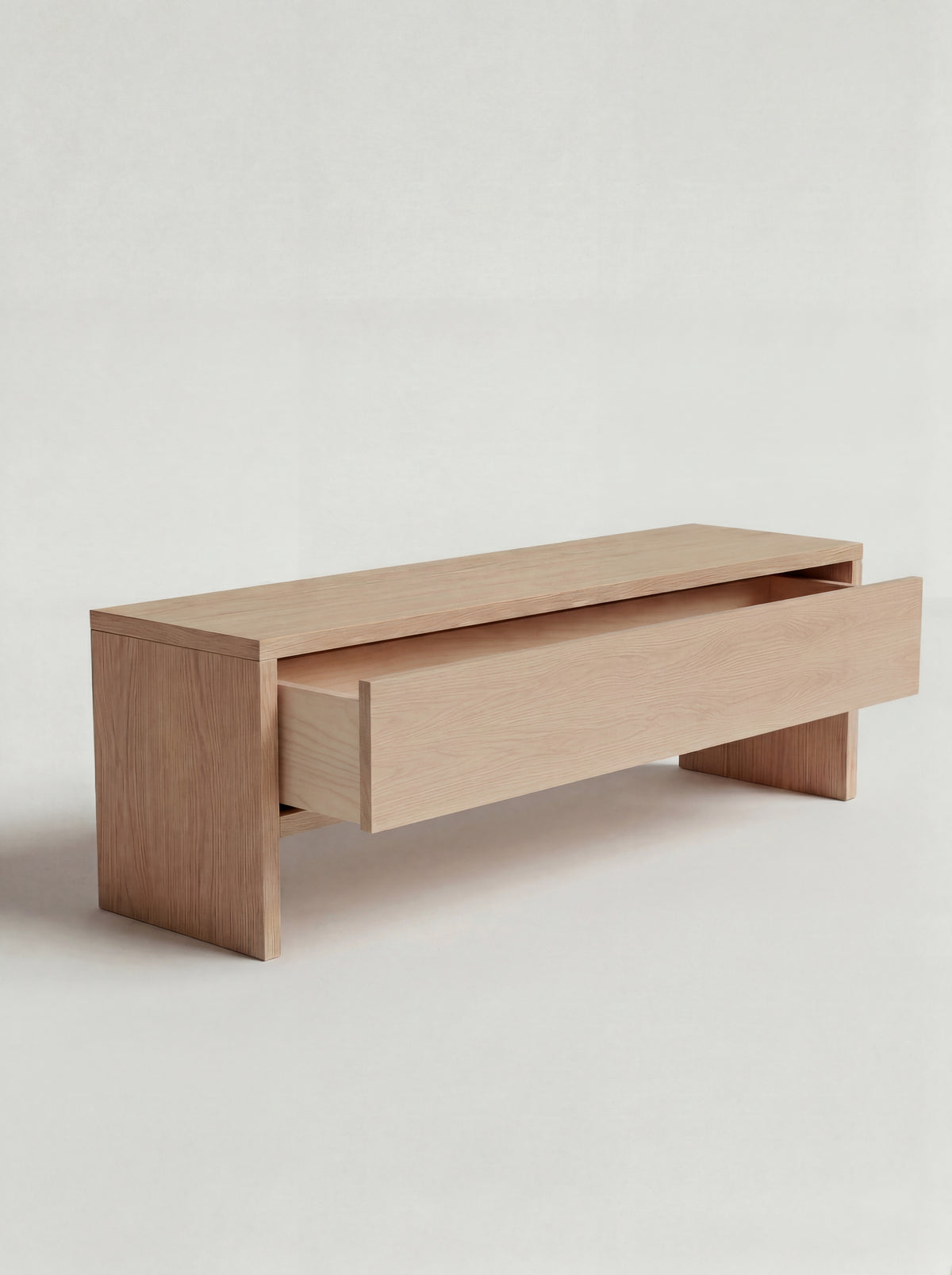 TV cabinet Kobe — solid oak TV cabinet, Japandi design by FUKUI (photo 4)