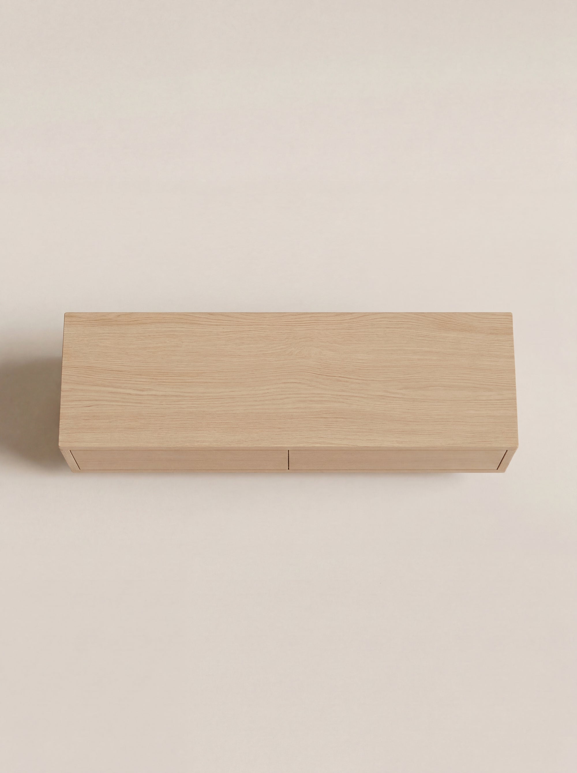 TV cabinet Oita — low-profile solid oak TV cabinet, Japandi design by FUKUI (photo 4)
