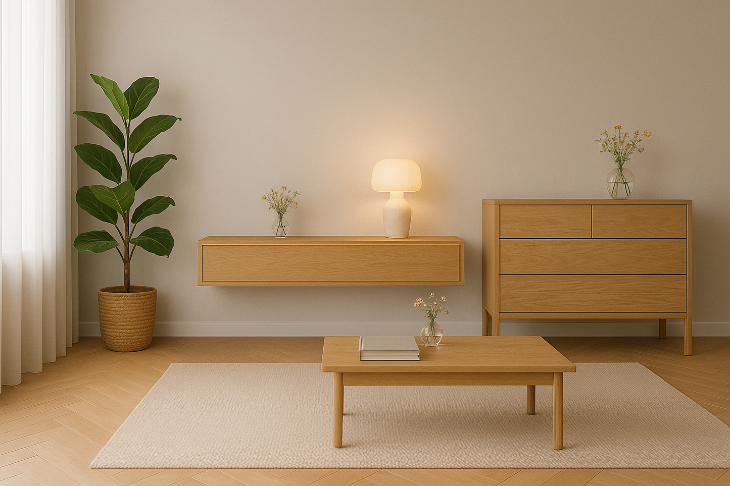 Floating Console Table – Nikko