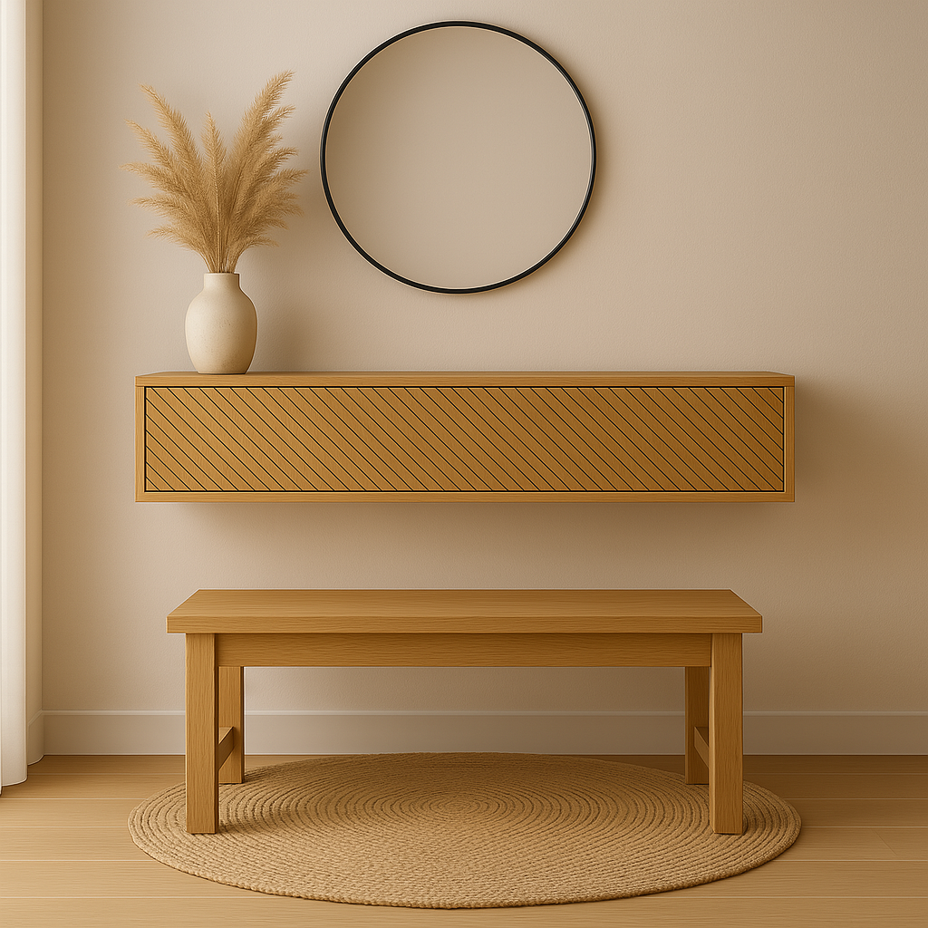 Floating Console Table - Nagano