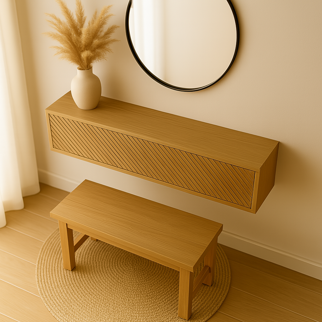 Floating Console Table - Nagano