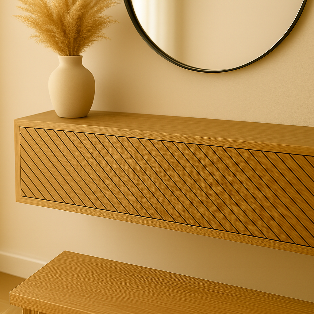 Floating Console Table - Nagano