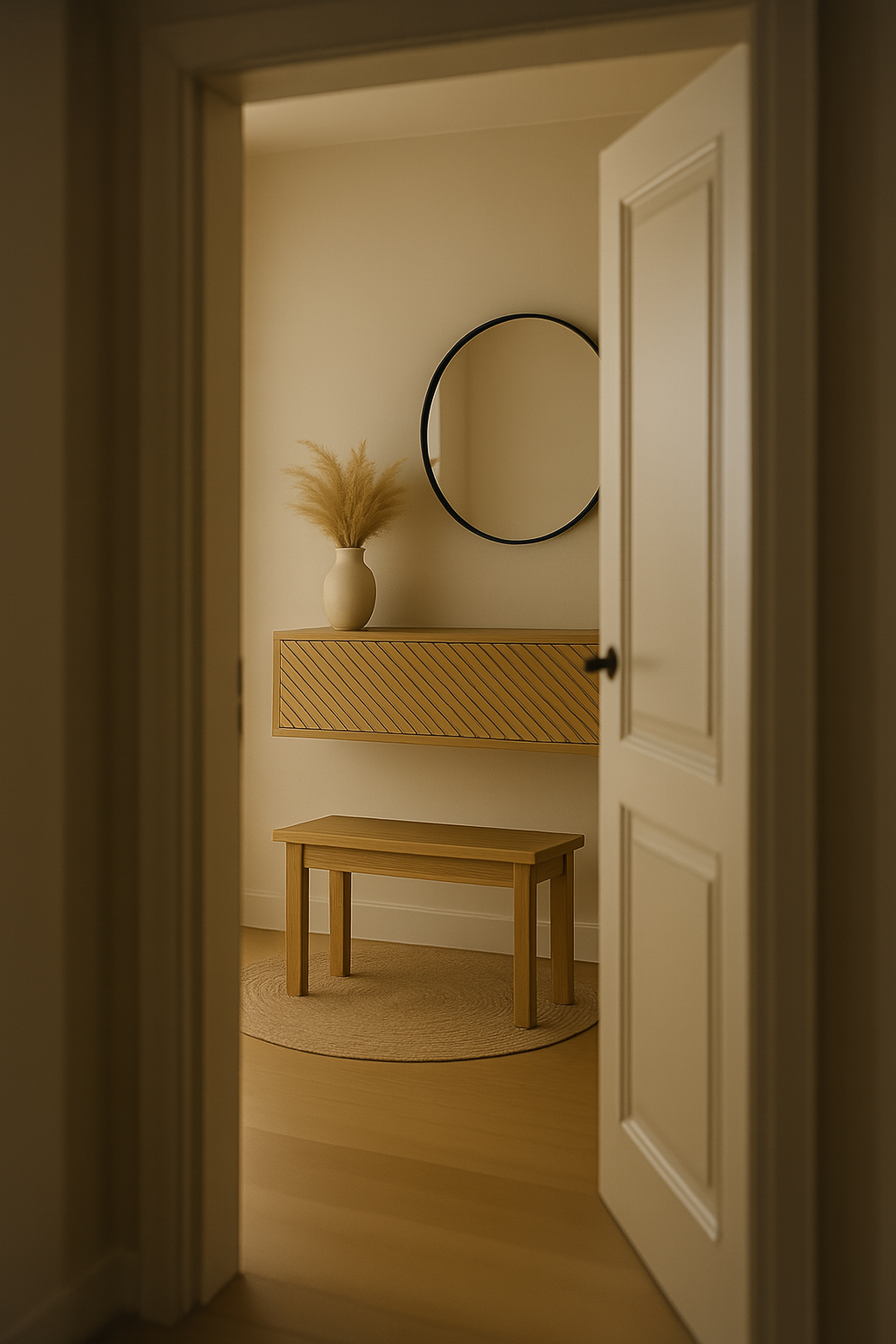 Floating Console Table - Nagano