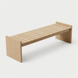 Bench Niseko — handcrafted solid oak bench by FUKUI (photo 5)