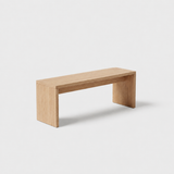 Bench Osaka — handcrafted solid oak bench by FUKUI (photo 5)