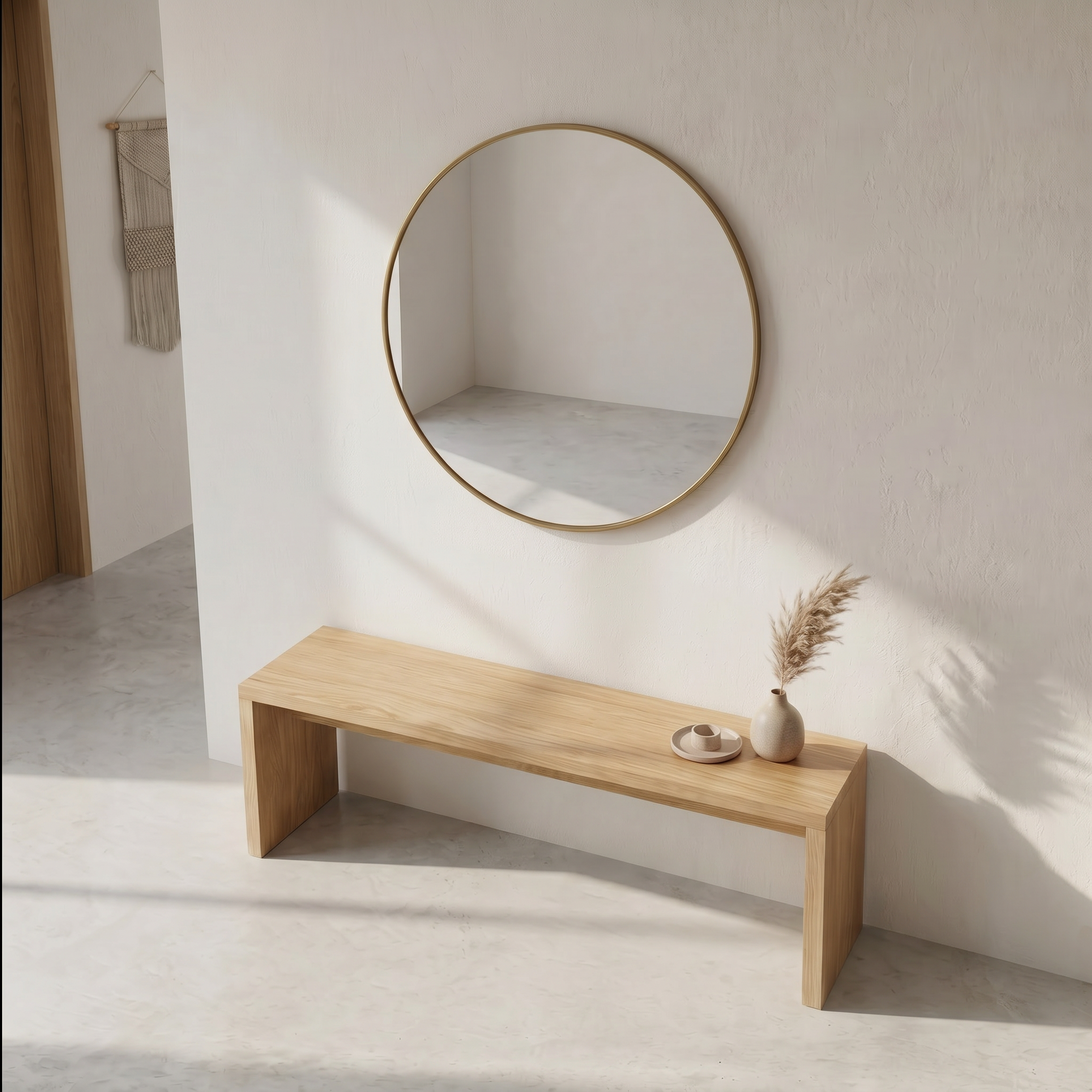 Bench Osaka — handcrafted solid oak bench by FUKUI
