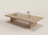 Coffee table Obihiro — solid oak Japandi coffee table, handcrafted by FUKUI (photo 2)