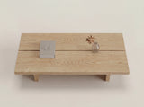 Coffee table Obihiro — solid oak Japandi coffee table, handcrafted by FUKUI (photo 3)