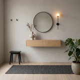 Console table Berlin — wall-mounted solid oak console table, handcrafted by FUKUI (photo 2)