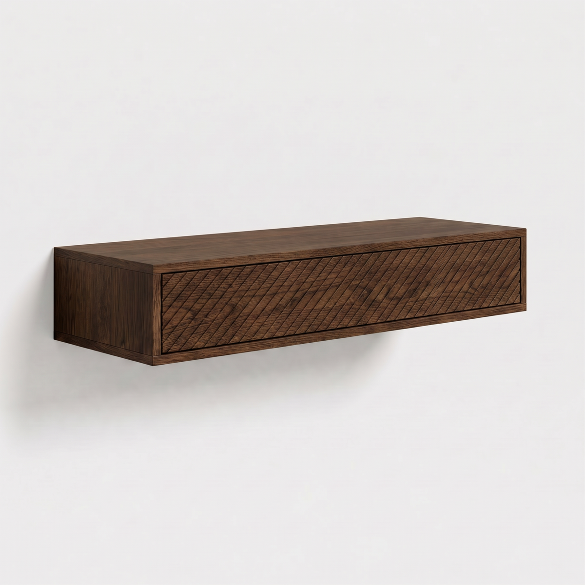 Console table Nagano — wall-mounted solid oak console table, handcrafted by FUKUI (photo 6)