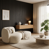 Console table Nagano — wall-mounted solid oak console table, handcrafted by FUKUI (photo 2)