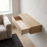 Console table Nikko — wall-mounted solid oak console table, handcrafted by FUKUI (photo 3)