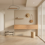 Console table Tsu — narrow wall-mounted solid oak console table, handcrafted by FUKUI (photo 2)