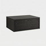 Bedside table Nagoya — floating solid oak nightstand, handcrafted by FUKUI (photo 7)
