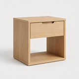 Nightstand Niigata — solid oak bedside table, handcrafted by FUKUI (photo 5)