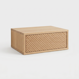 Bedside table Sakai — floating solid oak bedside shelf with drawer, by FUKUI (photo 5)