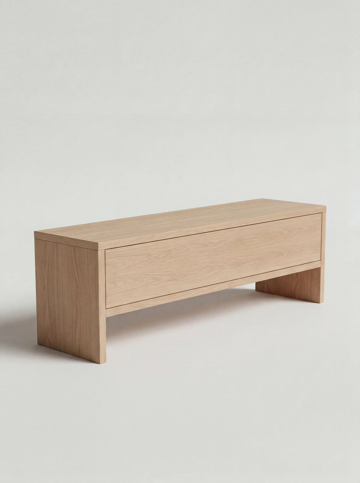 TV cabinet Kobe — solid oak TV cabinet, Japandi design by FUKUI (photo 2) — Solid oak craftsmanship