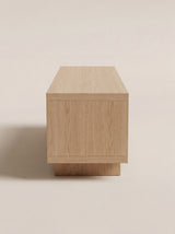 TV cabinet Oita — low-profile solid oak TV cabinet, Japandi design by FUKUI (photo 3)