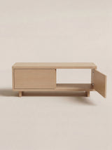 TV cabinet Oita — low-profile solid oak TV cabinet, Japandi design by FUKUI (photo 5)